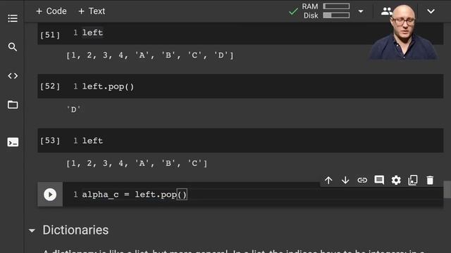 Python Basics: Lists, Dictionaries