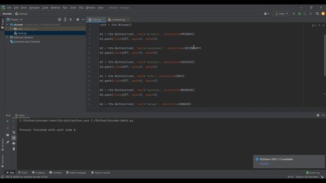 СОВРЕМЕННЫЙ GUI PYTHON TTKBootstap. Стилизуем Tkinter.