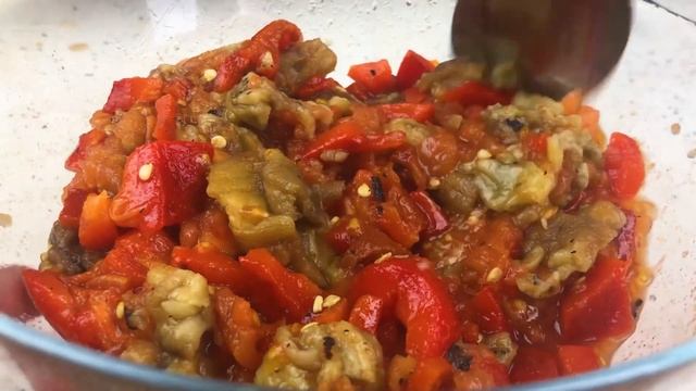 Овощи на гриле. Вкусный салат из запеченных овощей