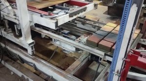 Производство плитки колормикс 4 цвета. Вибропресс PRotos 200L