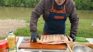 ШАШЛЫК ИЗ РЫБЫ НА ЕЛИЗАВЕТИНСКИХ ПРУДАХ. РЫБАЛКА НА САЗАНА. РЕЦЕПТЫ СЮФ