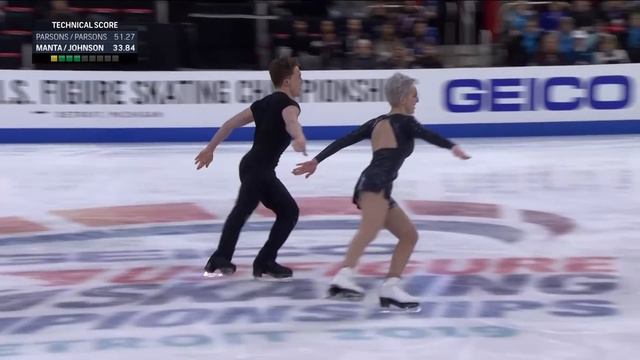 #USChamps19 Manta/Johnson Free Dance смотреть онлайн