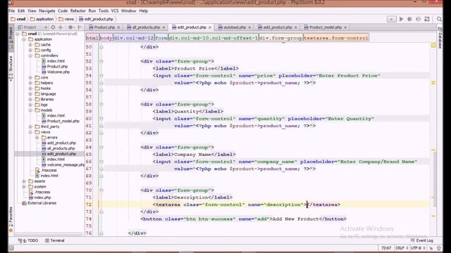 Codeigniter PHP CRUD Tutorial (3/4) - Edit Database Records using Form