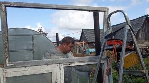 Теплица из старых окон