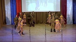 Военный танец.  2020 МБОУ "ОЦ "Краснослободская СОШ №1"