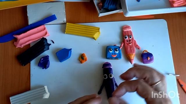 Мастер-класс по лепке из пластилина "С Днём знаний" смотреть онлайн