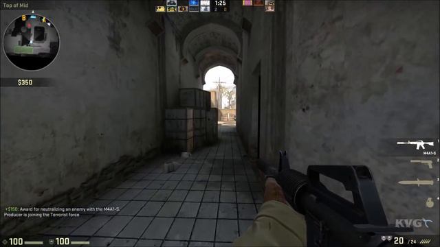 Counter-Strike: Global Offensive - Dust 2 Gameplay (PC HD) [1080p60FPS] смотреть онлайн