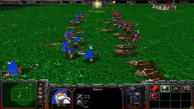Warcraft III - "Troll Headhunter vs Rifelman" смотреть онлайн