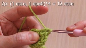 ??Простой колокольчик крючком из остатков любой пряжи! Колокольчик с бантиком на елку!