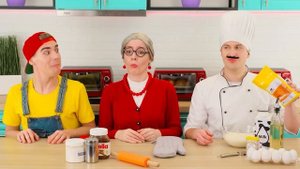 Кулинарный Челлендж: Я против Бабушки | Вкусные Кухонные Рецепты от PaRaRa Challenge