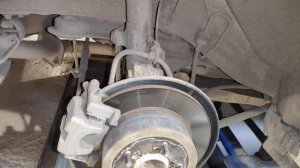 Toyota Camry V50 частичный ремонт тормозной системы