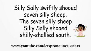 Learn and Say English Tongue Twisters #17