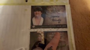 My Signed Trading cards!- Emma Cosgrove.