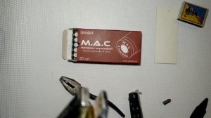 Холостой патрон 9мм для стартового пистолета, вскрытие