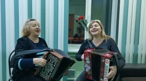"Расцвели Саратовские вишни" Елена Гуляева и Евдокия Масеева (мама и дочь) Гармонь - душа народа???