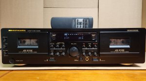 Двухкассетная дека Marantz SD4050 с ручным и дистанционным управлением-КИТАЙ-Годы выпуска 1997 - 200