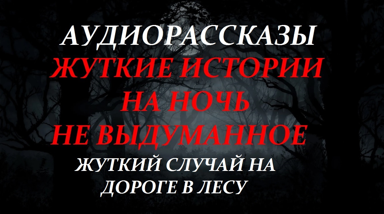 СТРАШНЫЕ ИСТОРИИ НА НОЧЬ-ЖУТКИЙ СЛУЧАЙ НА ДОРОГЕ В ЛЕСУ