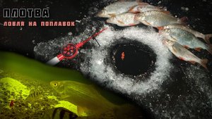 Ловля Плотвы на Поплавок с Домашней Прикормкой + Подводная Съемка, Зимняя Рыбалка в Тольятти