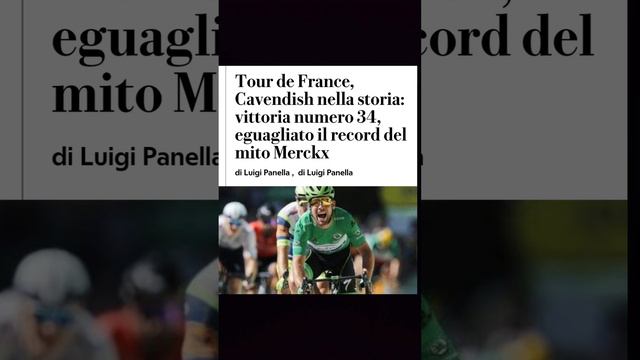 Mark Cavendish non può più battere il record di Eddy Merckx