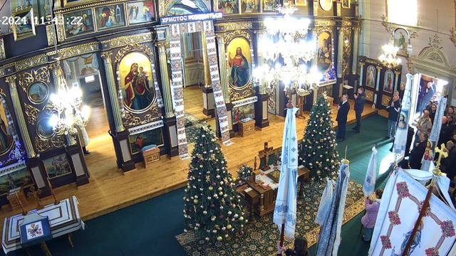 14.01.24 с.Старі Кути. Парафія Преображення Господнього смотреть онлайн