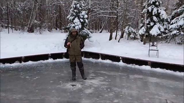 Пять рыб подряд на блесну "Печёнкина". Клёвое место, Лосиный остров. смотреть онлайн