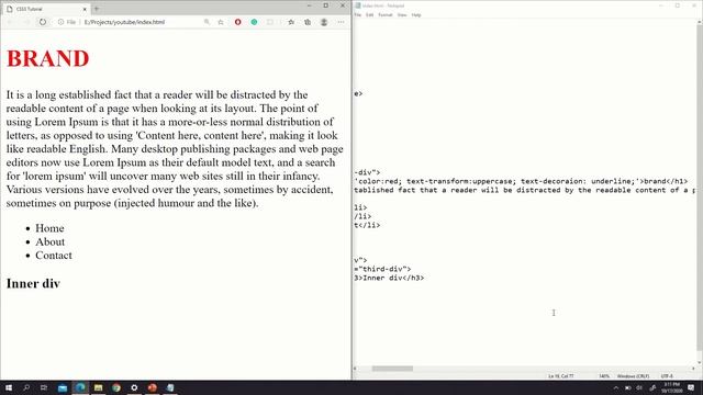 CSS3 Full Tutorial part 1 - For Complete Beginners. Best way to include CSS into your html page.