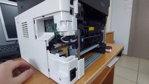 Замена печки на m2040dn (Replacing the fuser (FK-1150 ) in Kyocera m2040dn)