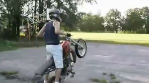 Стант на ИЖ Планета Спорт