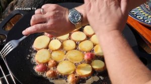 САДЖ ГОВЯДИНА С ОВОЩАМИ НА МАНГАЛЕ