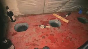 Рыбалка в полатке зимой