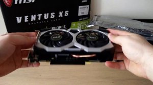 MSI GeForce RTX 2060 VENTUS XS 6G OC Silent Unboxing