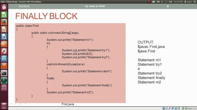 Exception Handling in Java | #5 | finally Block in Java | try catch finally in Java