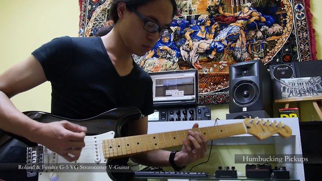 脈動樂團空間-Roland Fender G-5 VG Stratocaster Test Video смотреть онлайн