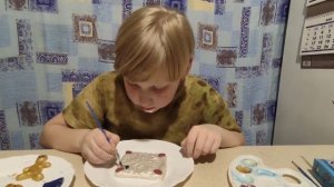 Мастер-класс по раскрашиванию изразца для печи из соленого теста