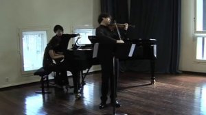 F. Poulenc  Sonate pour violon et piano  Allegro con Fuoco par Duo Ainos(바이올리니스트 김다민, 피아니스트 김다희)