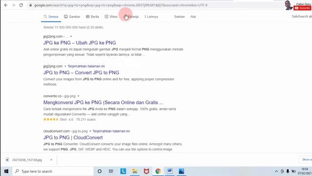 Tutorial Cara Merubah jpg ke png di Laptop Secara Online смотреть онлайн