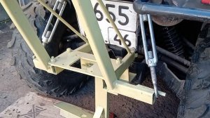 Навеска под дисковый плуг на КВАДРИК по прозьбе