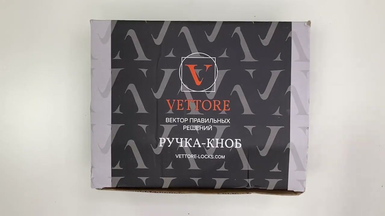 Ручка дверная КНОБ VETTORE A8023 BK SN