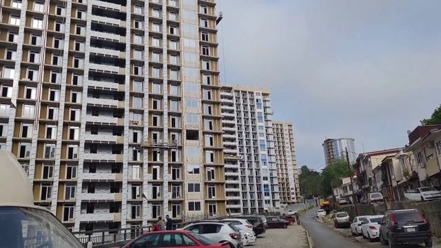 Обзор Бытхи в Сочи. Нериелторский обзор ЖК Кислород, ЖК Сочи Парк. Пешком до этих ЖК от самого моря