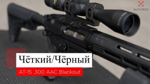 Black rifle matter. Чёткая и чёрная AR-ка в калибре .300 AAC Blackout.