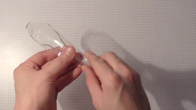 Как сделать ложку из пластиковой бутылки смотреть онлайн