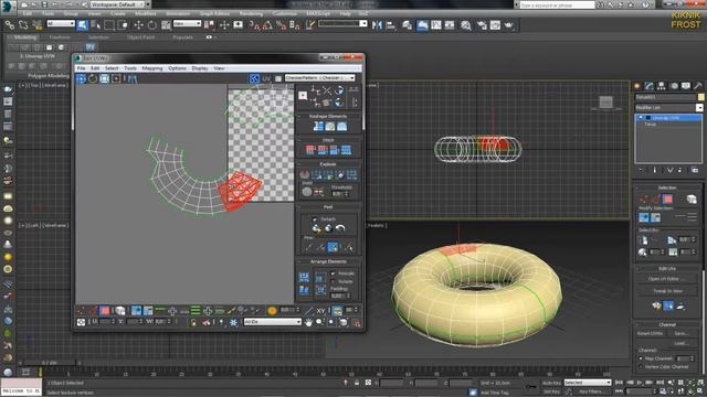3D Max KF - Unwrap UVW(Edit uvws_4) смотреть онлайн