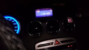 Пежо 308. Изменение подсветки приборной панели.