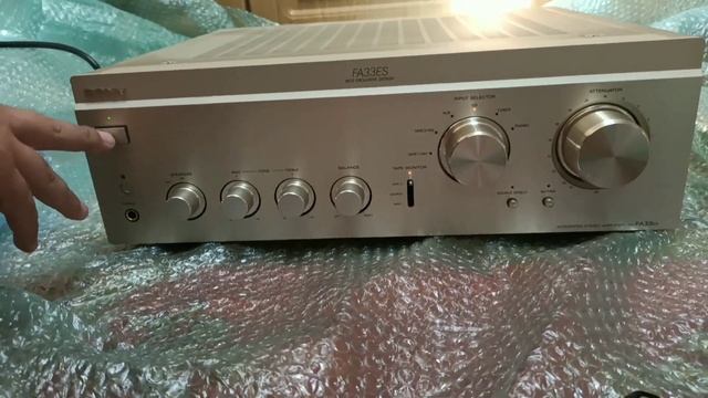 Распаковка, компоновка внутри, звучание усилителя Sony TA-FA 33 ES/ Sony SA 50 ES. "A-HA" смотреть онлайн