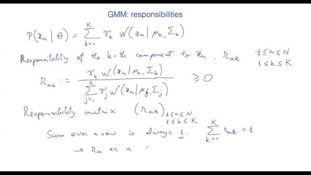Gaussian mixture models: responsibilities смотреть онлайн