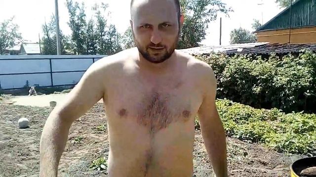 Тандыр из бочки. Шашлык из картофеля и сала в тандыре.