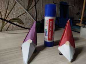Оригами, Гномик из бумаги