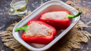 Перцы фаршированные куриной грудкой в духовке