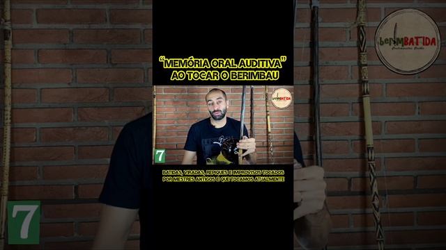 7️⃣ “Memória Oral Auditiva” ao Tocar o Berimbau | Cortes | berimBATIDA смотреть онлайн