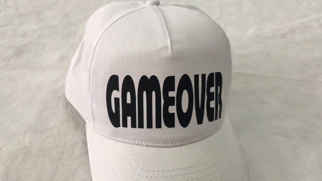 Печать на кепках GAME OVER на заказ в ИванычЪ GROUP (y-ivanycha.ru) смотреть онлайн
